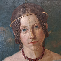 schilderij tijdens behandeling