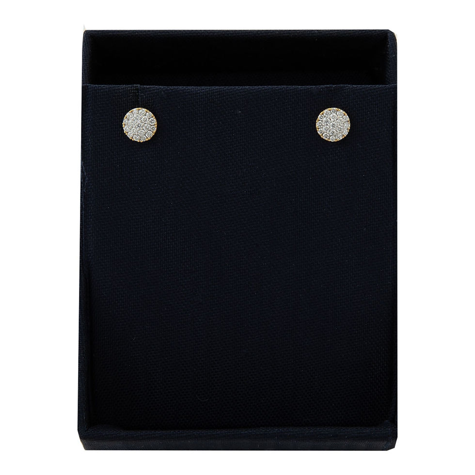 Miniatura: Aros de oro con brillantes