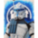 Captain Rex Star Wars 9" x 12" Art Print by Nolan Tweedy