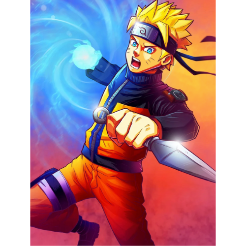 Naruto Uzumaki Naruto Shippuden 11" x 14" Art Print by Jeremy Provost