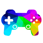rainbow video game controller