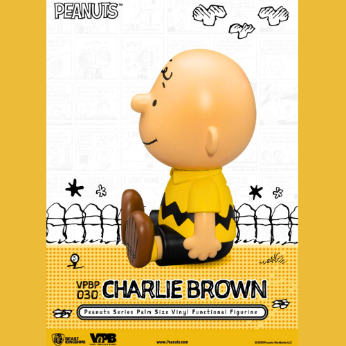 Thumbnail: Charlie Brown Peanuts Beast Kingdom Palm Size Functional Figurine Coin Bank
