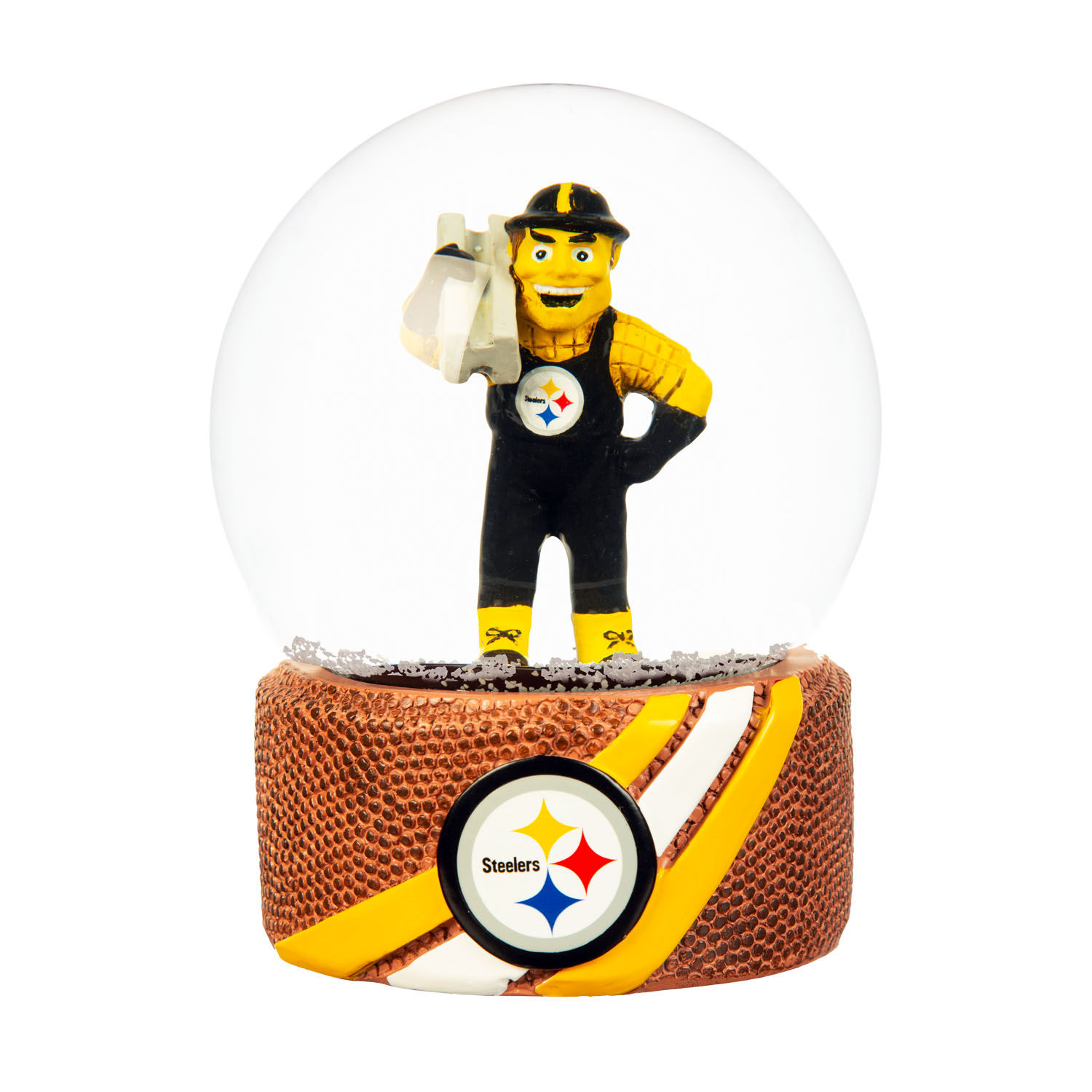 Pittsburgh Steelers NFL Mascot Water Snow Globe