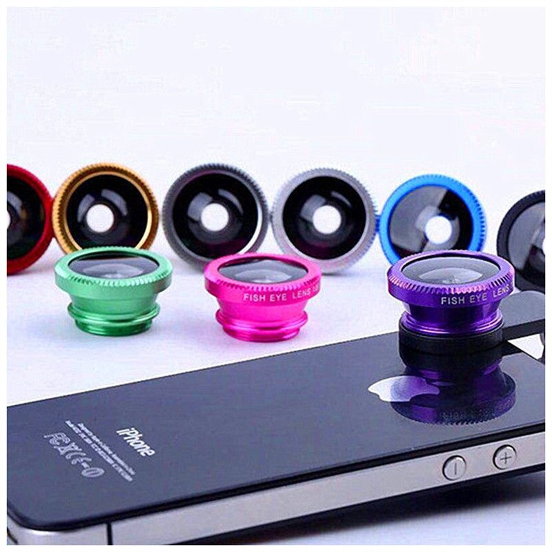 Miniatyrbild: 3 i 1 180 graders Fisheye-lins