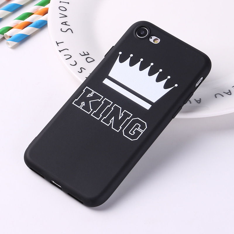 Miniatură: King,Queen, Boss,Honey Silicone Iphone case 