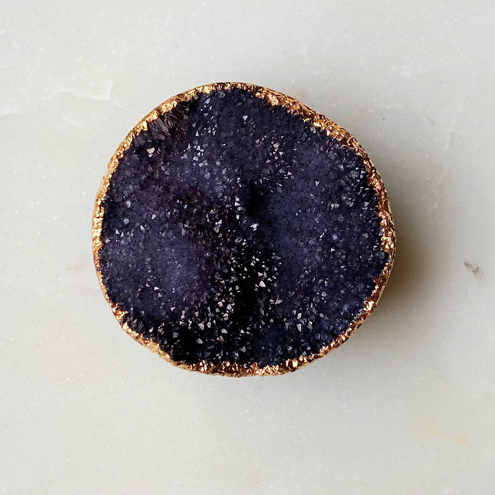 Miniatura: Agarre de dispositivo de piedra natural Golden Edge
