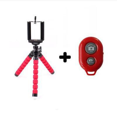 Miniatura: Mini Flexible Sponge Octopus Tripod Smartphone Tripod For Gopro 10 9 Camera