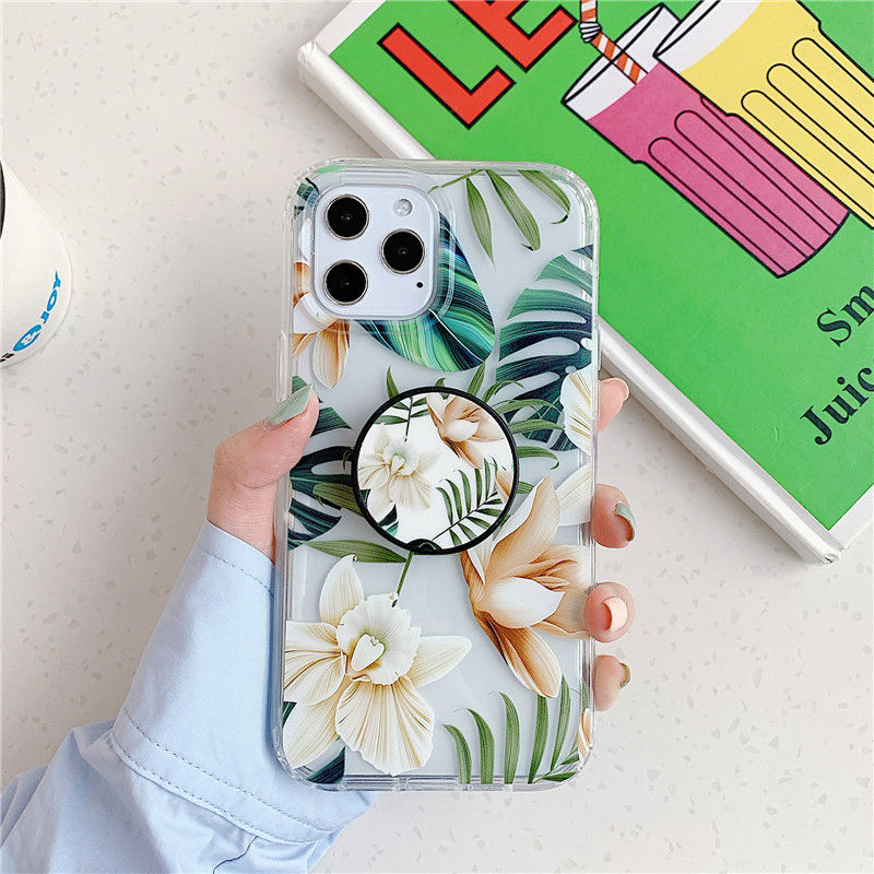 Miniatura: Electroplated Flower Pattern Iphone Case 