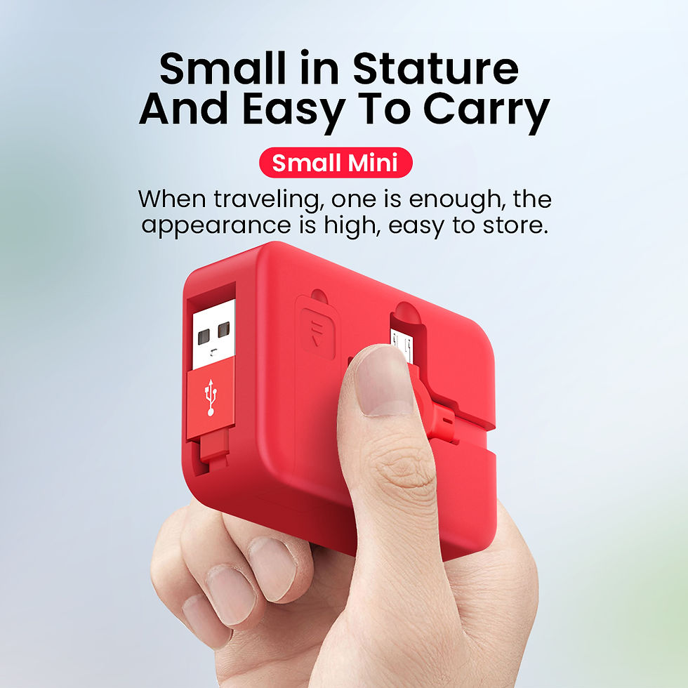 Miniatura: 4 In 1 Retractable USB Cable, Type C Micro Cable For I Phone With Phone Stand