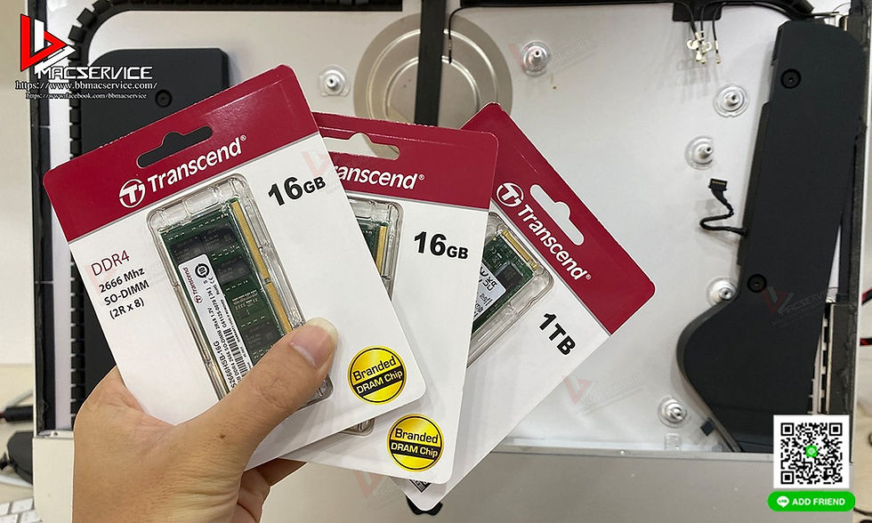 อัพเกรด SSD และ Ram iMac 21.5นิ้ว 4K ปี2019