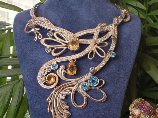 Création et fabrication d'un collier de haute joaillerie - FRANCE BORDEAUX LEOGNAN