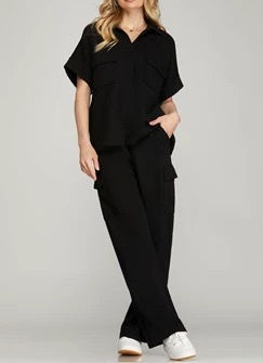 Thumbnail: Front Pockets Knit Tops
