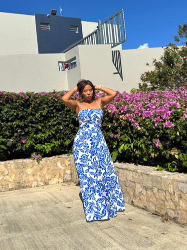 knee length dresses for ladies BAOBAB Liz Maxi Dress in Terranova
