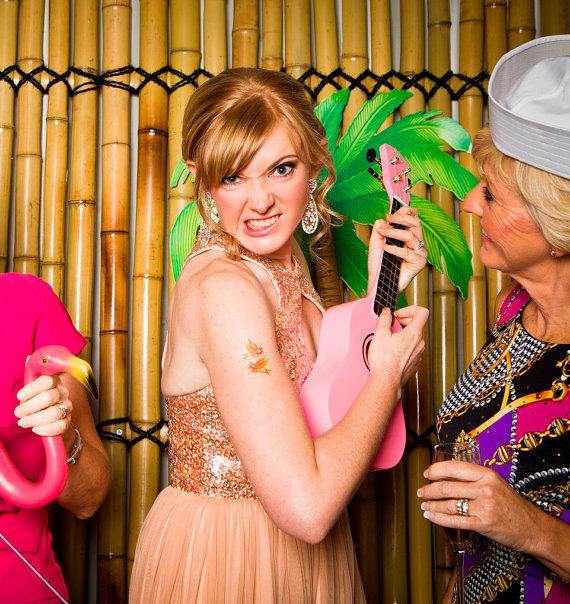 Thumbnail: Retro customisable temporary tattoos for parties, events, hens nights