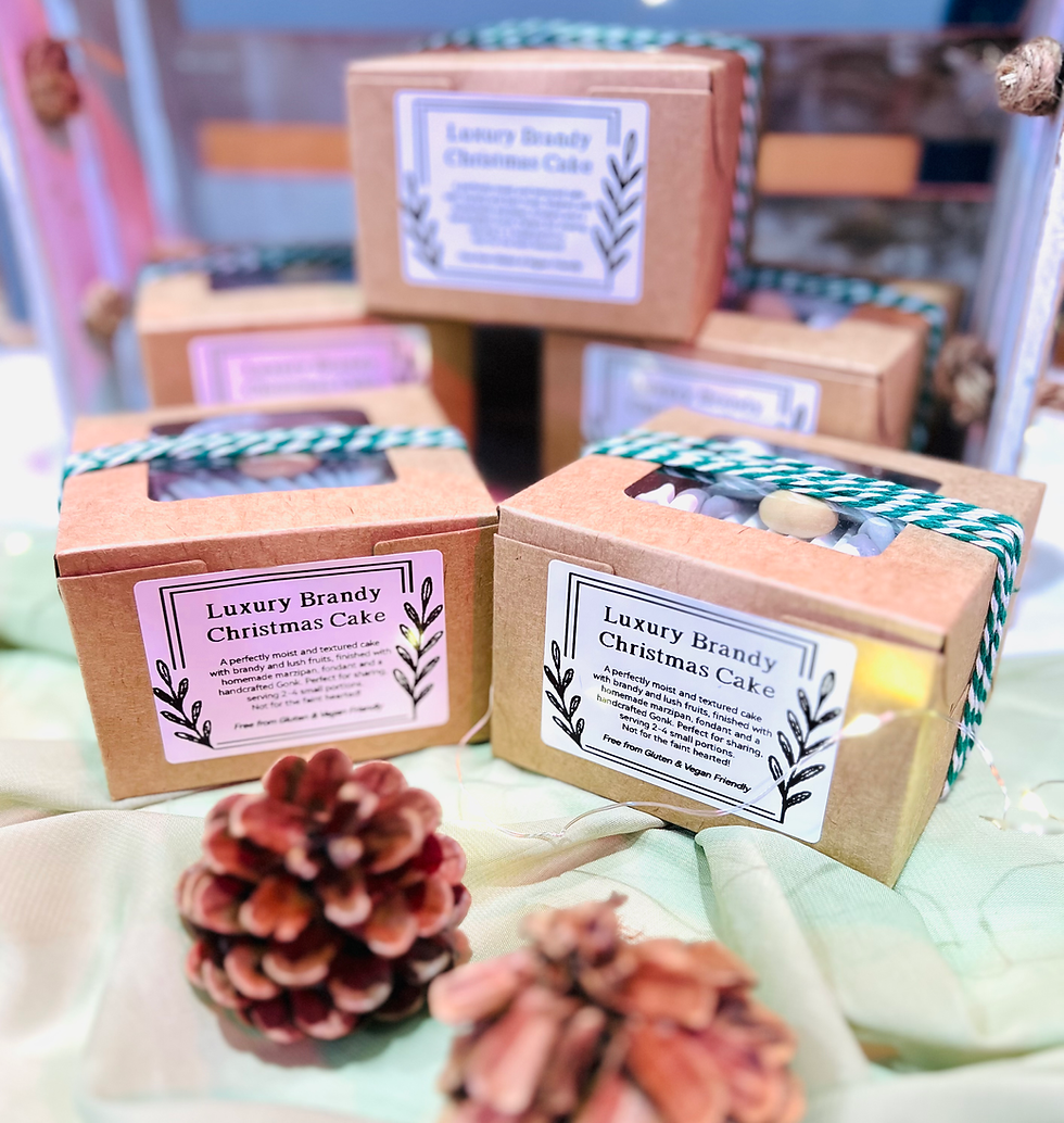 Free from Gluten Luxury Brandy Christmas Cake