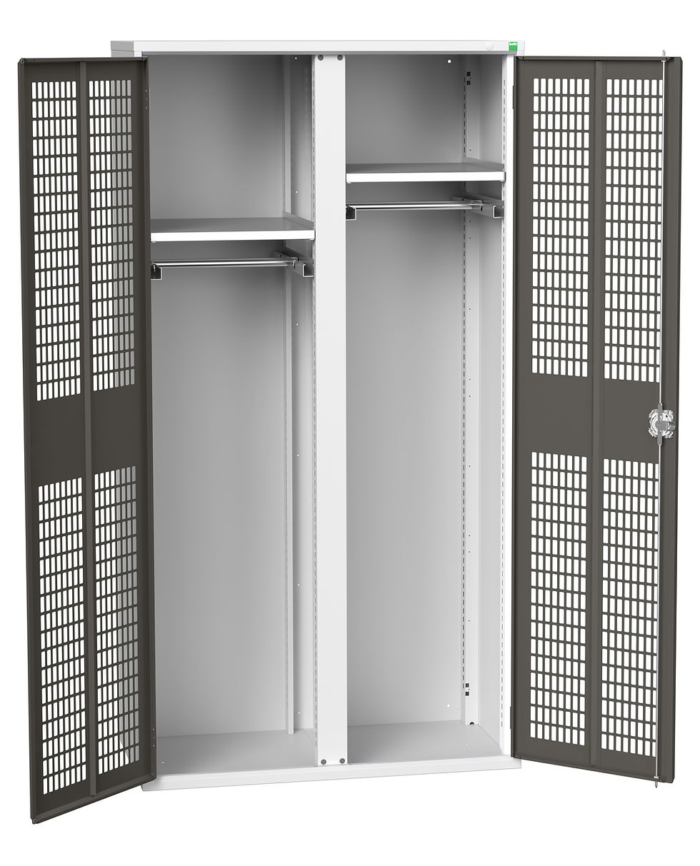 Thumbnail: Verso Ventilated Door Kitted Cupboard 1050 x 550 x 2000mm