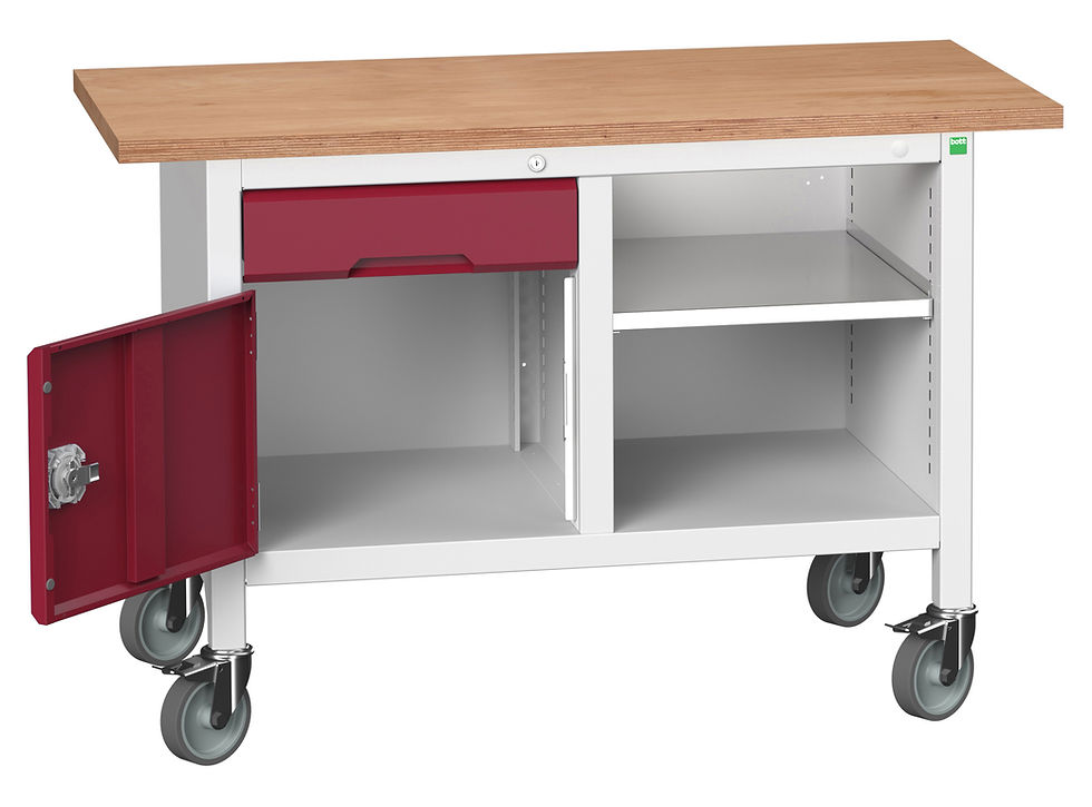 Thumbnail: Verso Mobile Storage Bench (Mpx) 1250 x 600 x 830mm