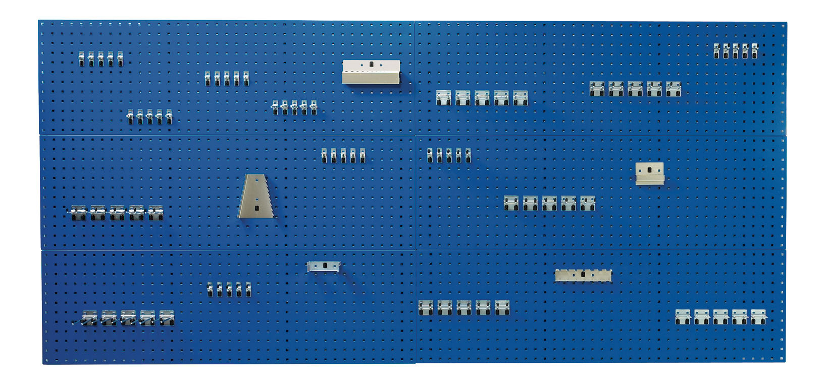 Perfo Panel And Hook Kit 6 x 1.5M - 80 Hook Kit