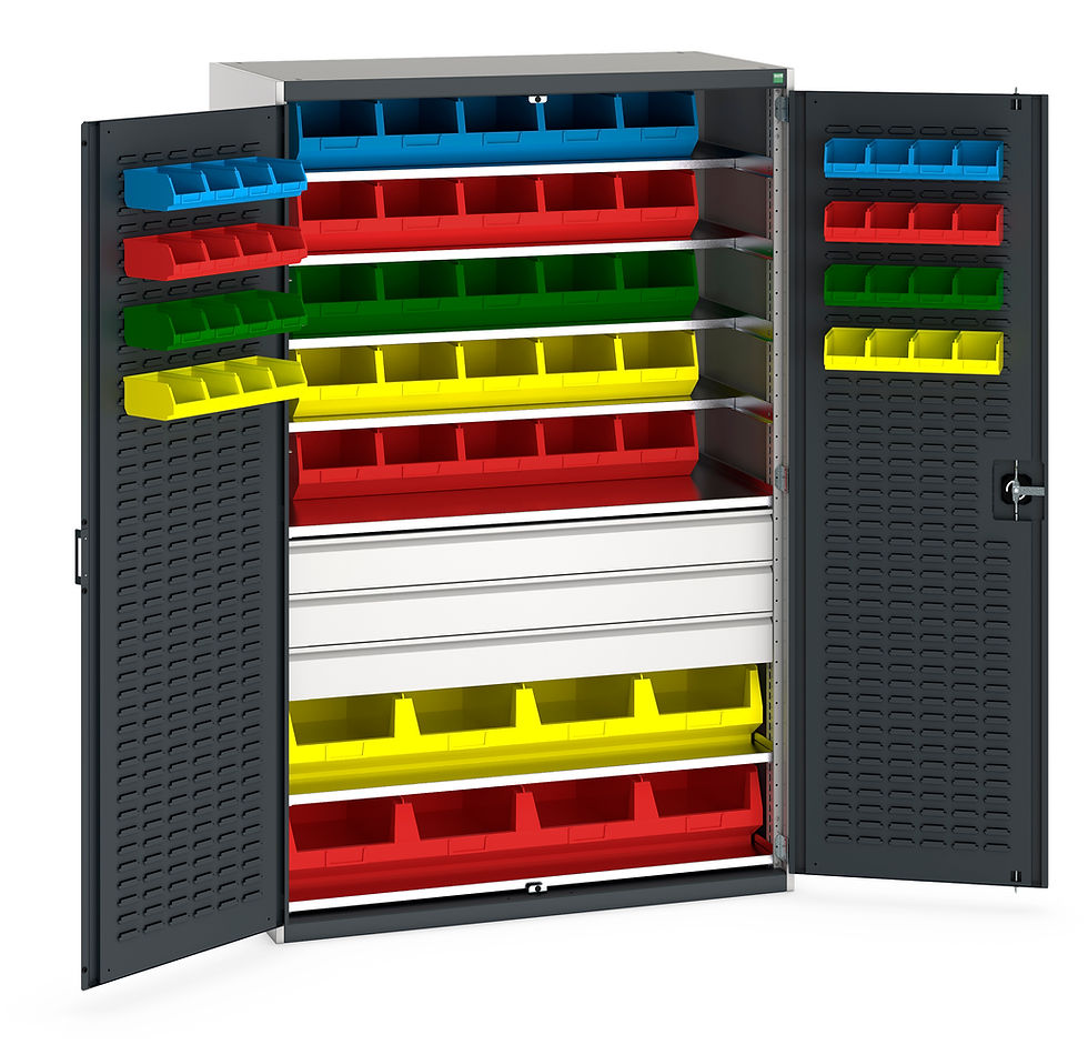 Thumbnail: Cubio Bin Cupboard 1300 x 650 x 2000mm