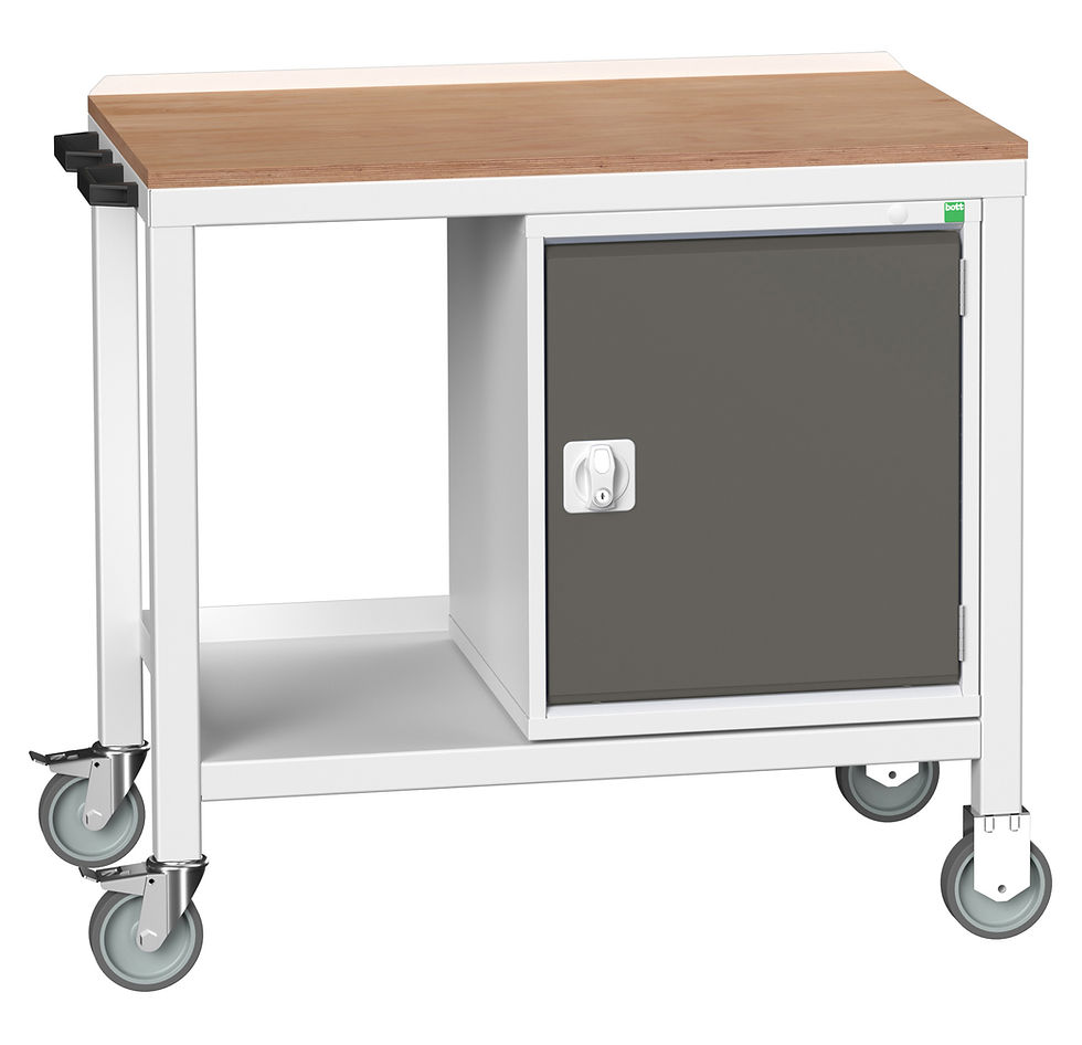 Thumbnail: Verso Mobile Welded Bench 1000 x 600 x 930mm
