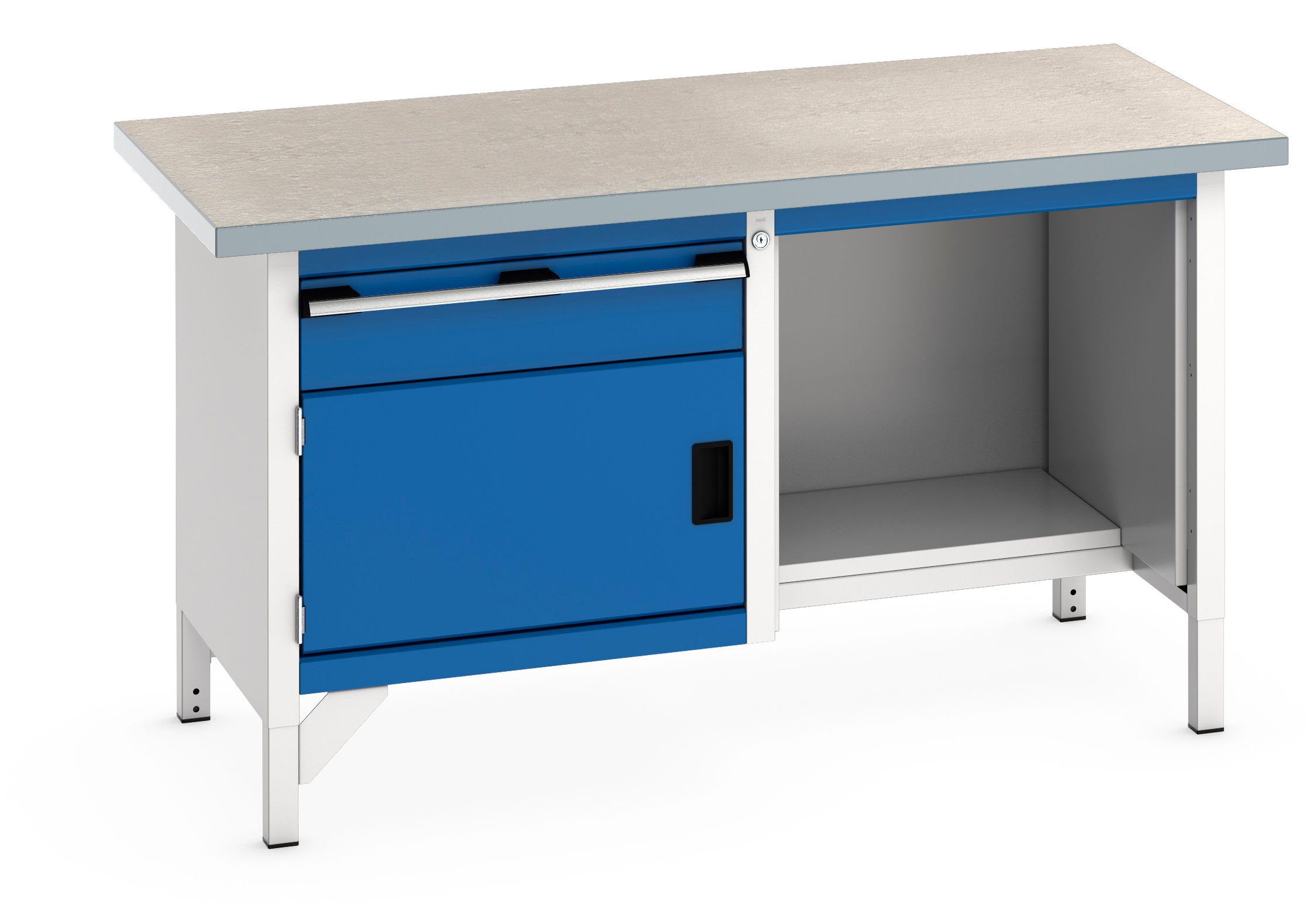 Cubio Storage Bench (Lino) 1500 x 750 x 840mm