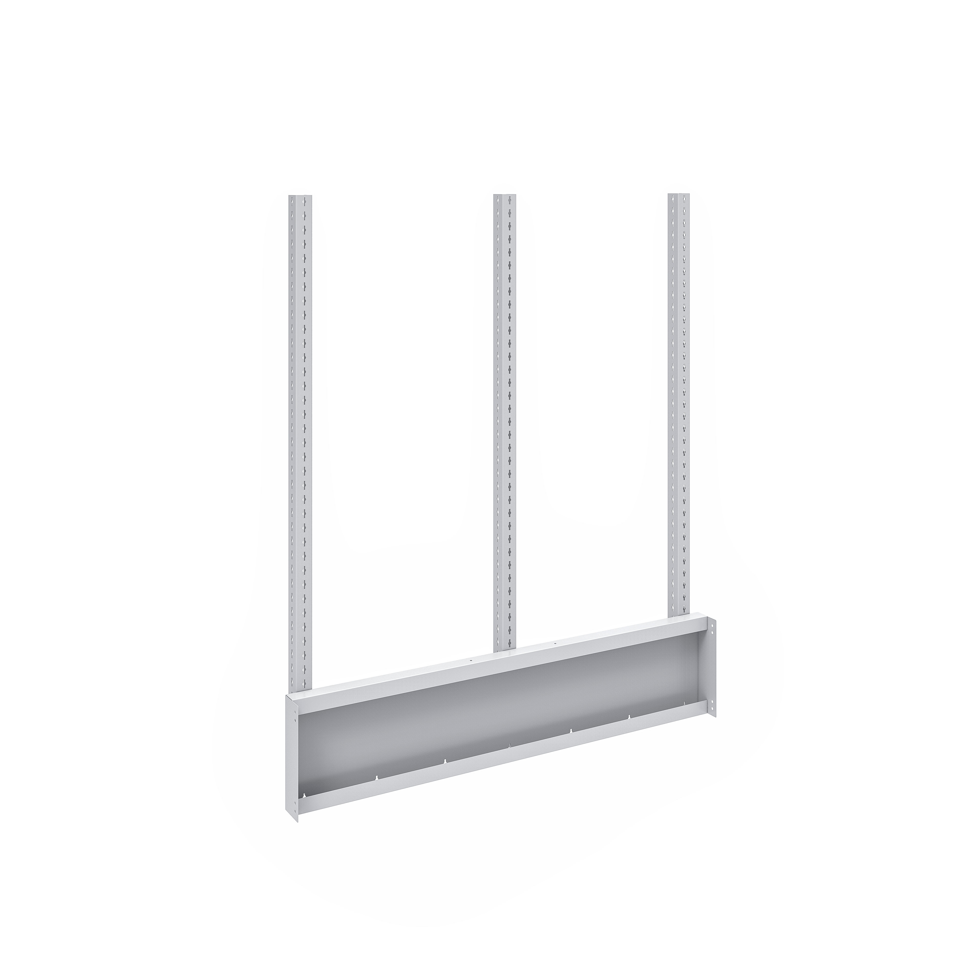 3 X Uprights Plus Verso Stb 2.0M Adapter Grey