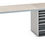 Thumbnail: Cubio Pedestal Bench (Lino) 2000 x 900 x 840mm