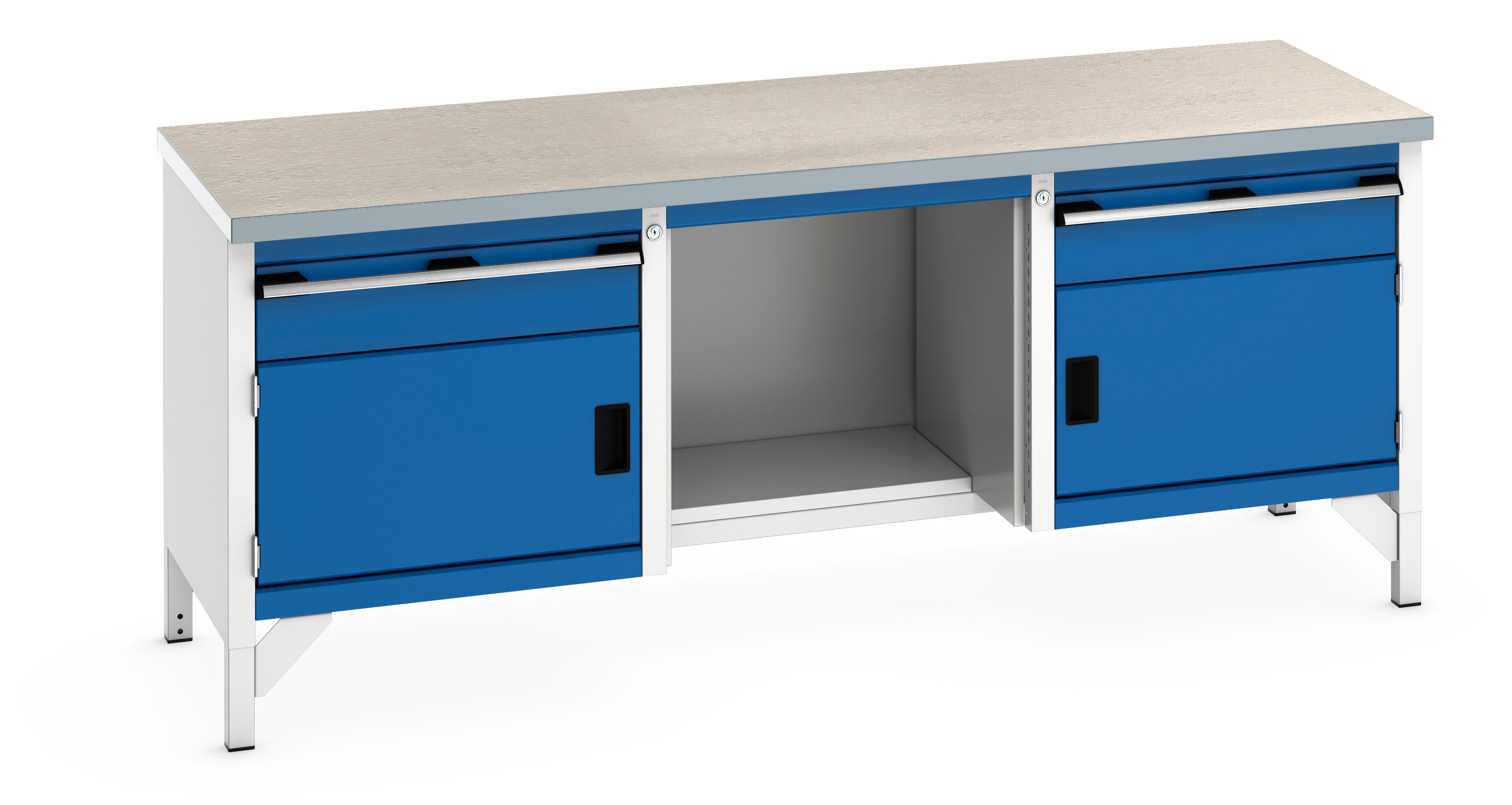 Cubio Storage Bench (Lino) 2000 x 750 x 840mm