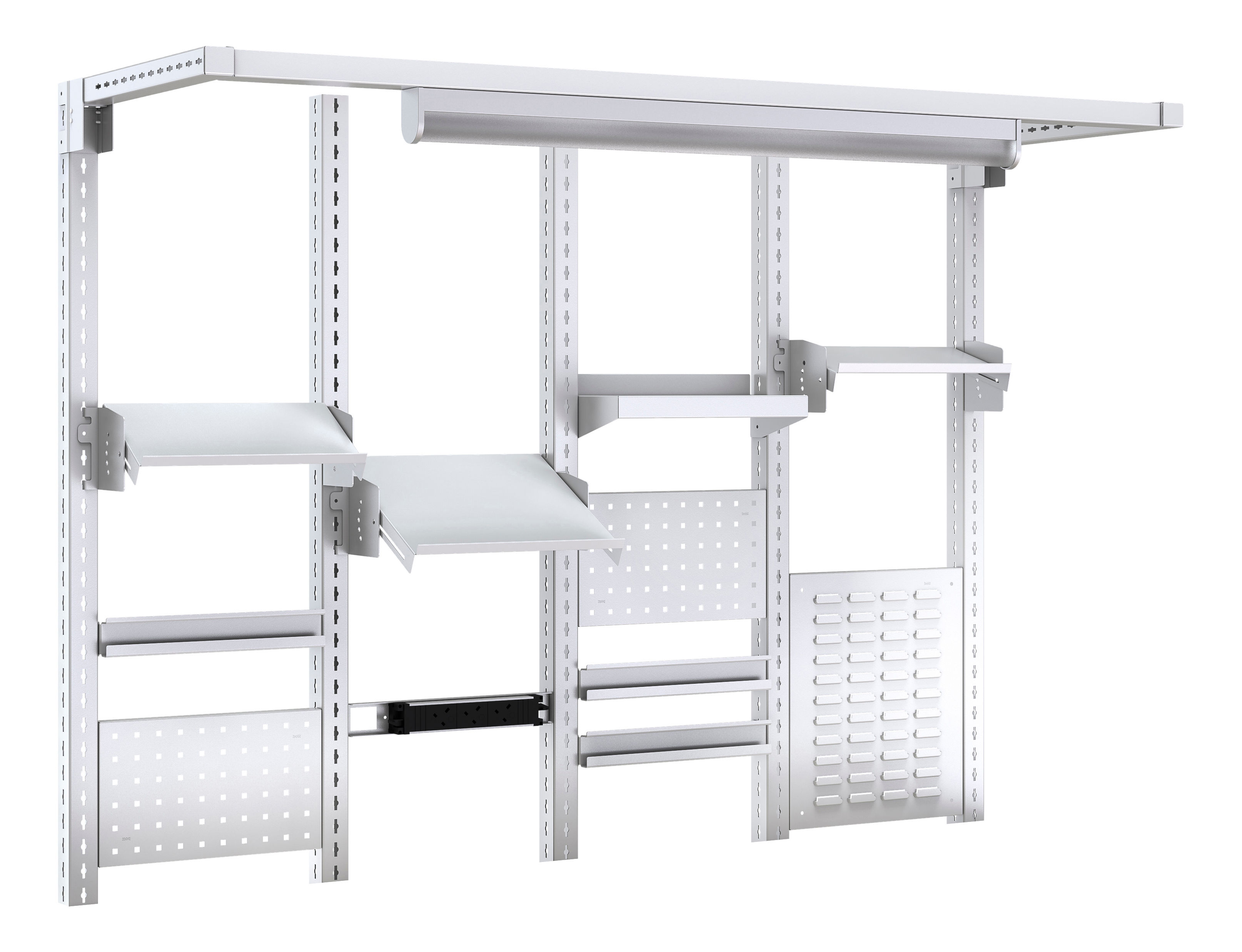 2M Cubio Storage Bench Overhead Kit 20-08 Grey