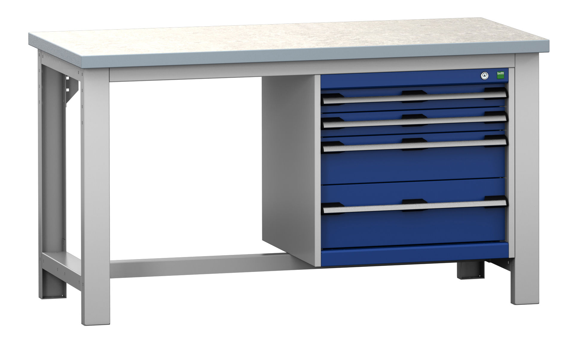 Cubio Framework Bench (Lino) 1500 x 750 x 840mm