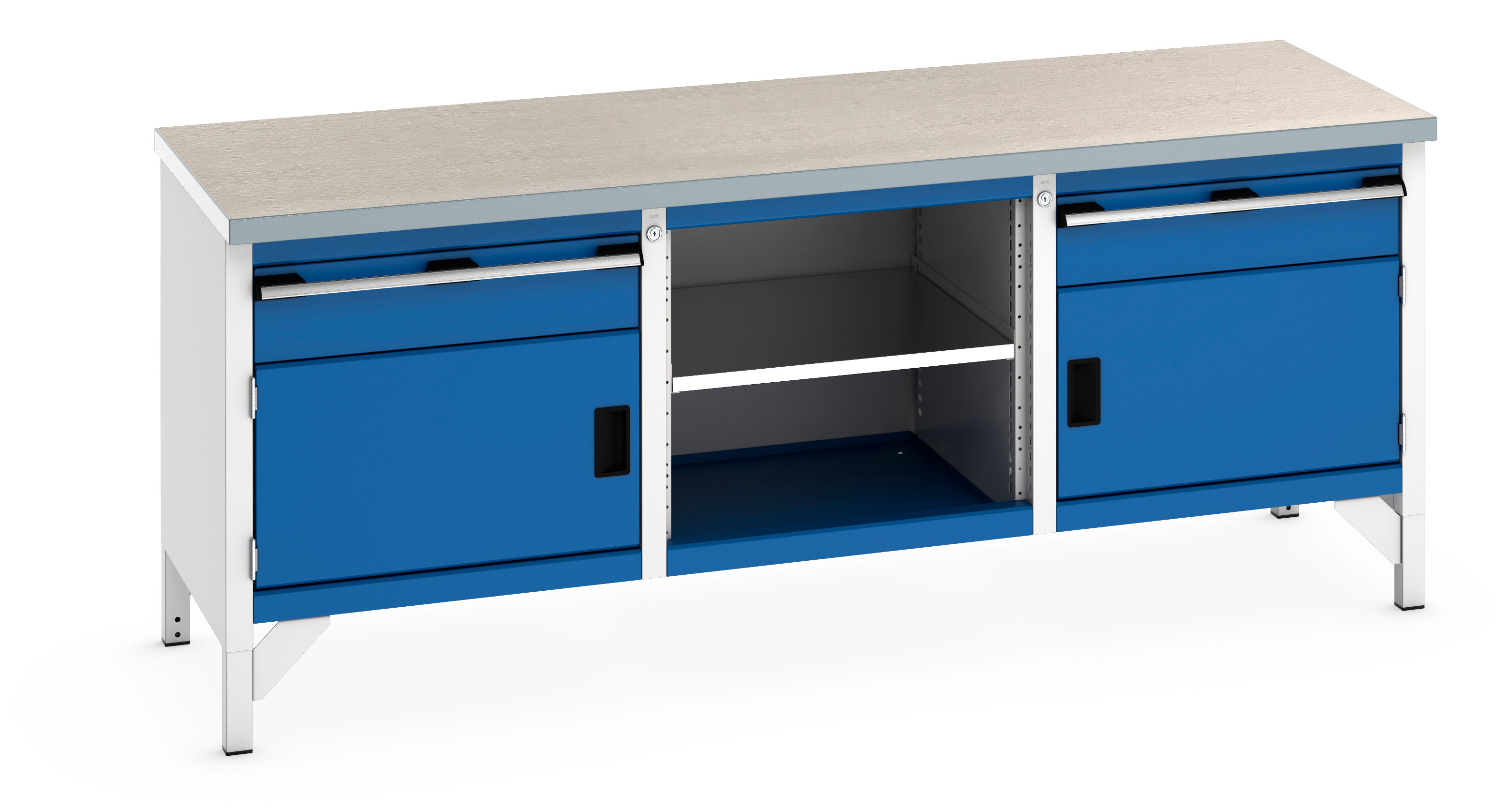 Cubio Storage Bench (Lino) 2000 x 750 x 840mm