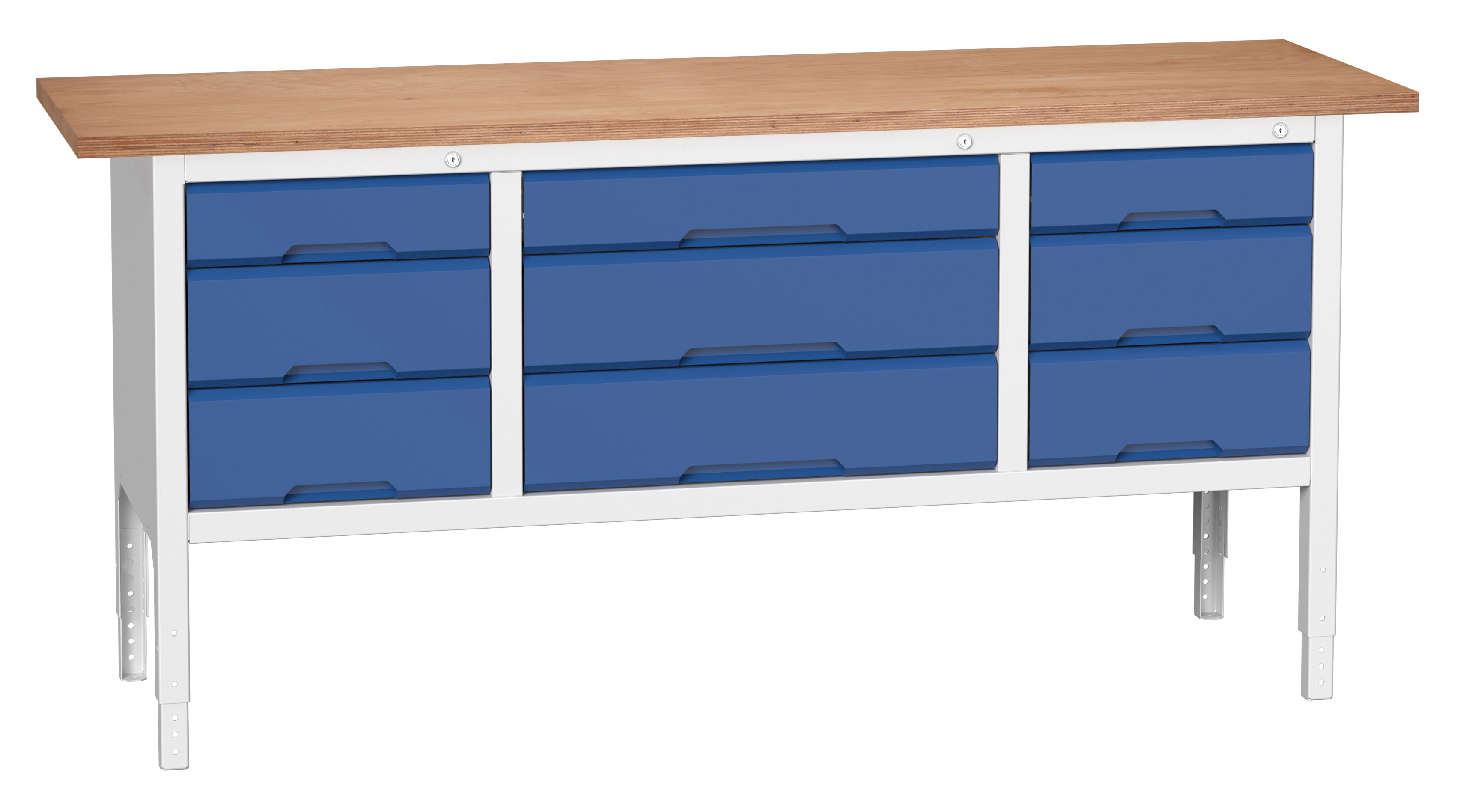 Verso Adj. Height Storage Bench (Mpx) 2000 x 600 x 930mm