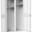 Thumbnail: Verso Ventilated Door Kitted Cupboard 1050 x 550 x 2000mm