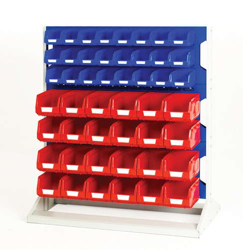Pult Rack Kit Louvre Panel Rack Single Sided & Bin Kit 1000 x 550 x 1125mm | Bott ...