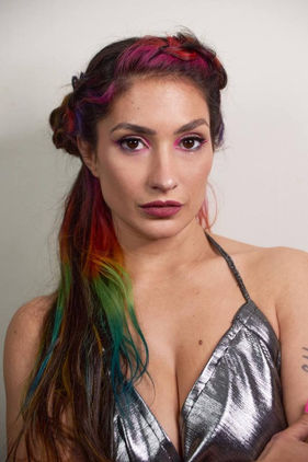 maquillaje para pasarela apto para fotografias HD