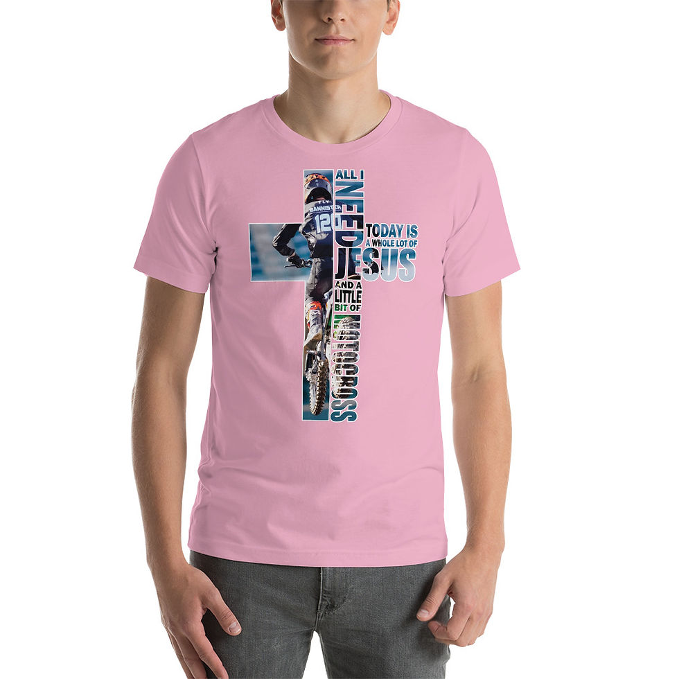 Thumbnail: ALL I NEED - MX Logo Short-Sleeve Unisex T-Shirt