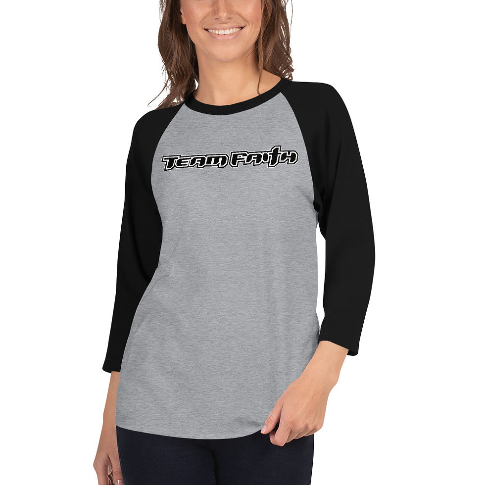 Thumbnail: Corporate Logo Unisex 3/4 sleeve Raglan  shirt