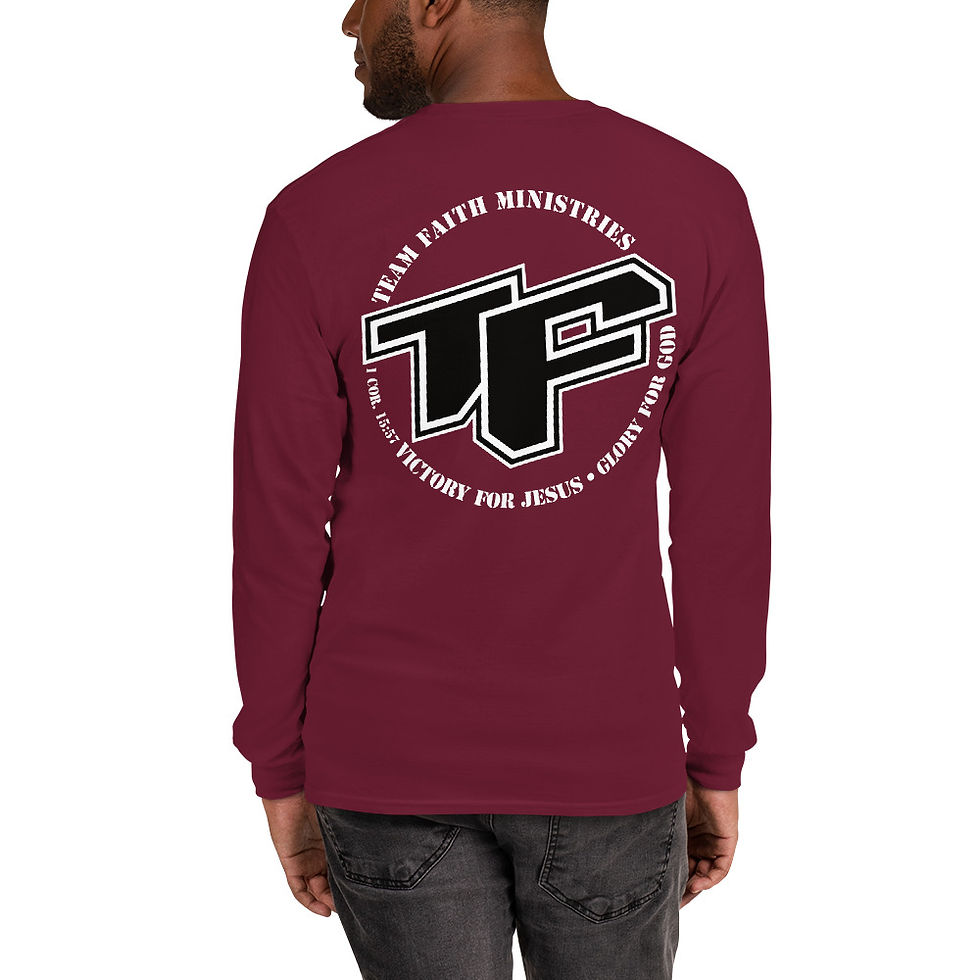 Thumbnail: Men’s Corporate Logo Long Sleeve Shirt - Dark Colored