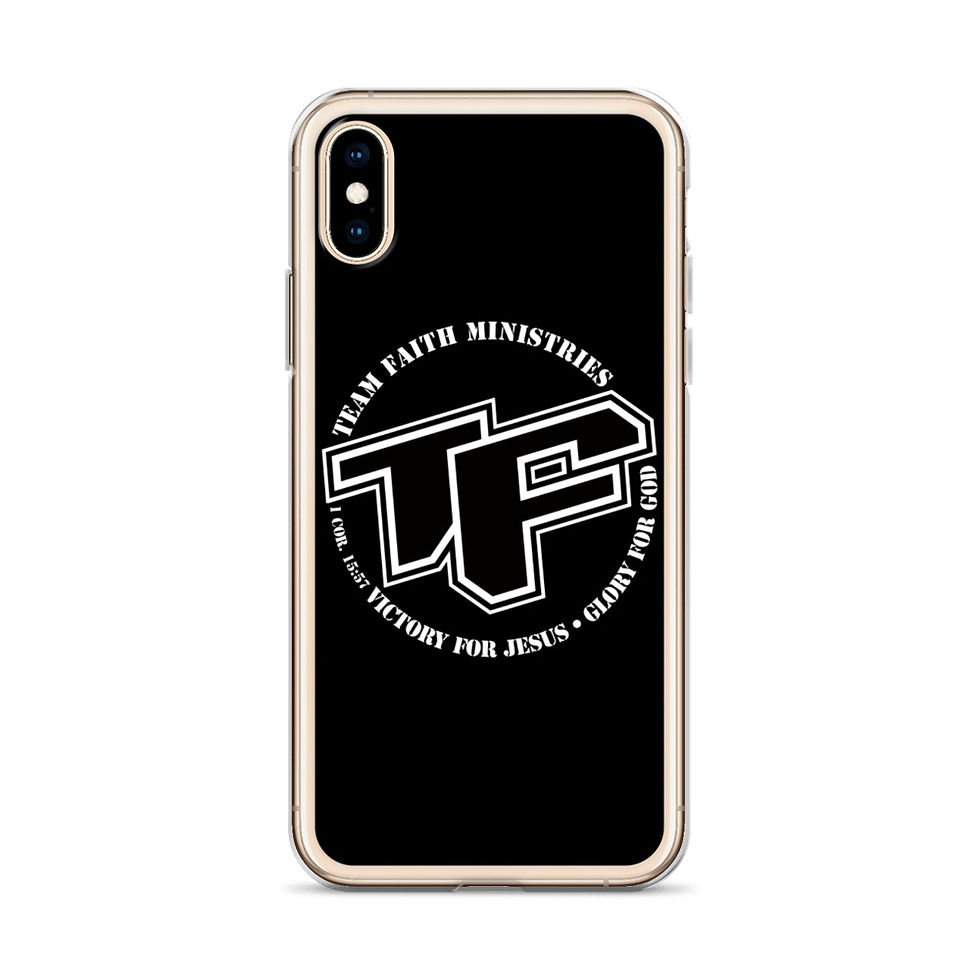 Thumbnail: iPhone Case - TF with Slogan logo - Blk Back