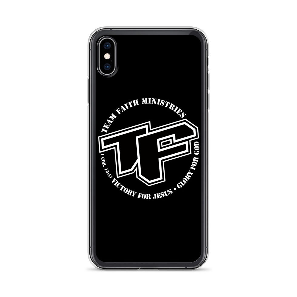 Thumbnail: iPhone Case - TF with Slogan logo - Blk Back