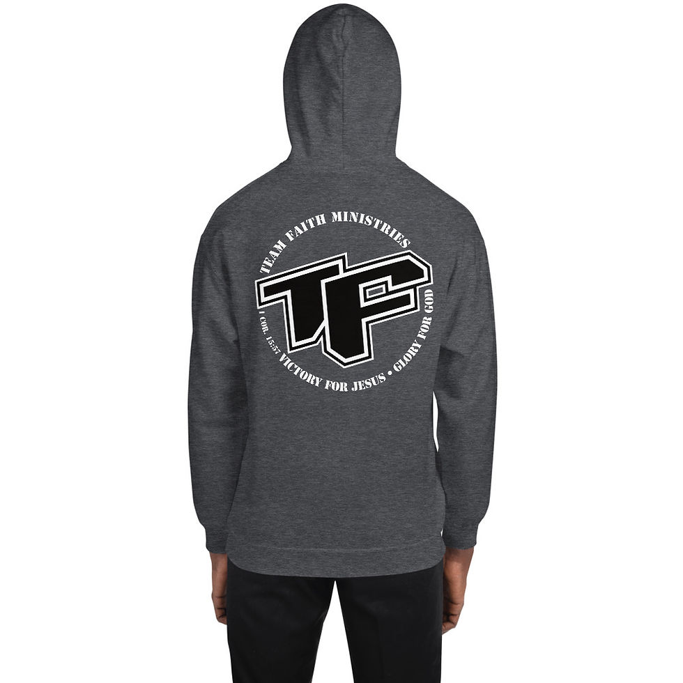 Thumbnail: Corporate Logo Unisex Hoodie - Dark Colored | 2-Sided Print