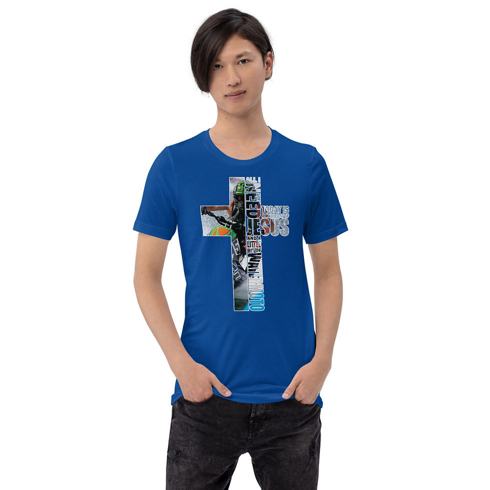 Thumbnail: ALL I NEED - WATER Logo Short-Sleeve Unisex T-Shirt