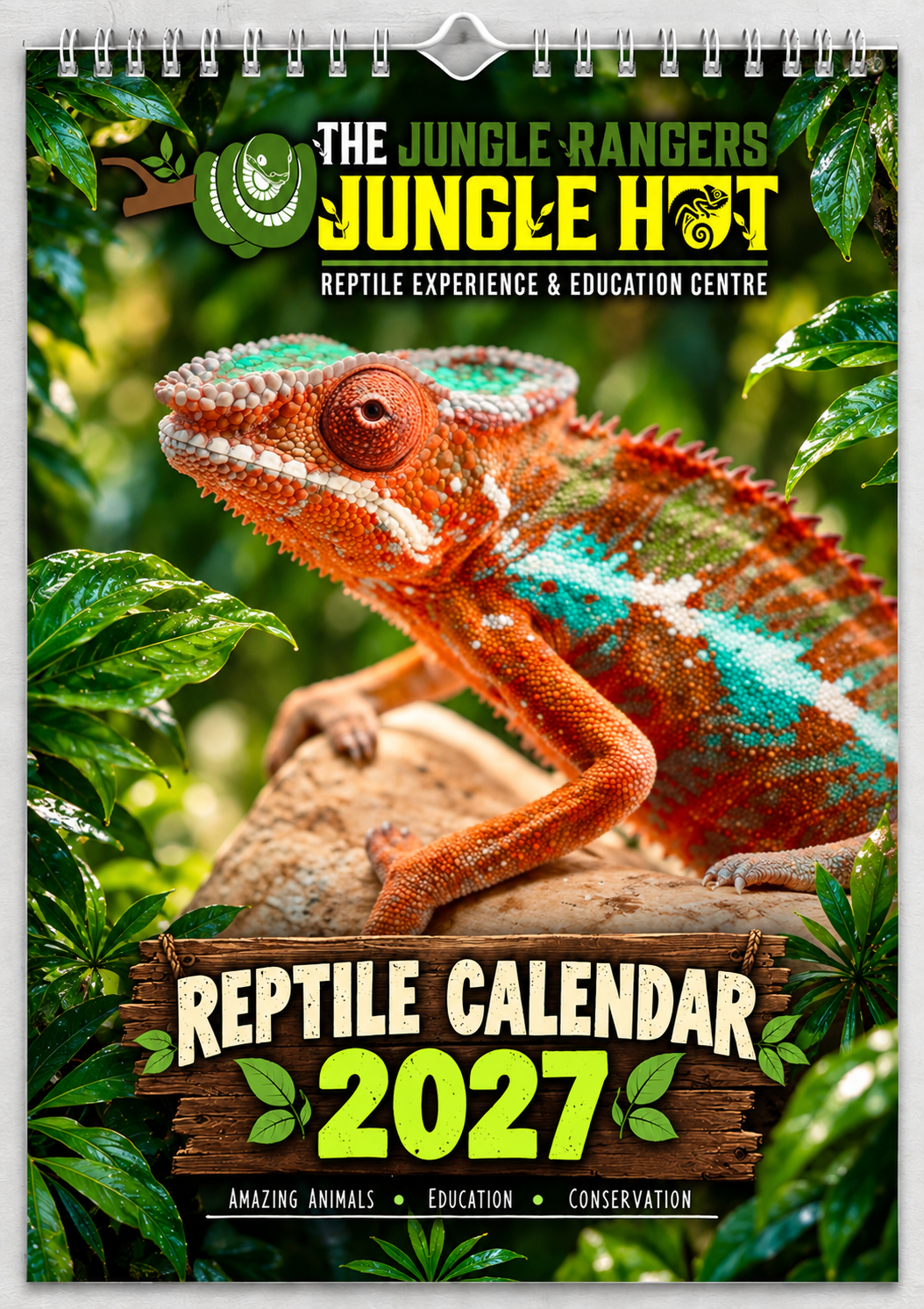 Jungle Hut 2027 Calendar