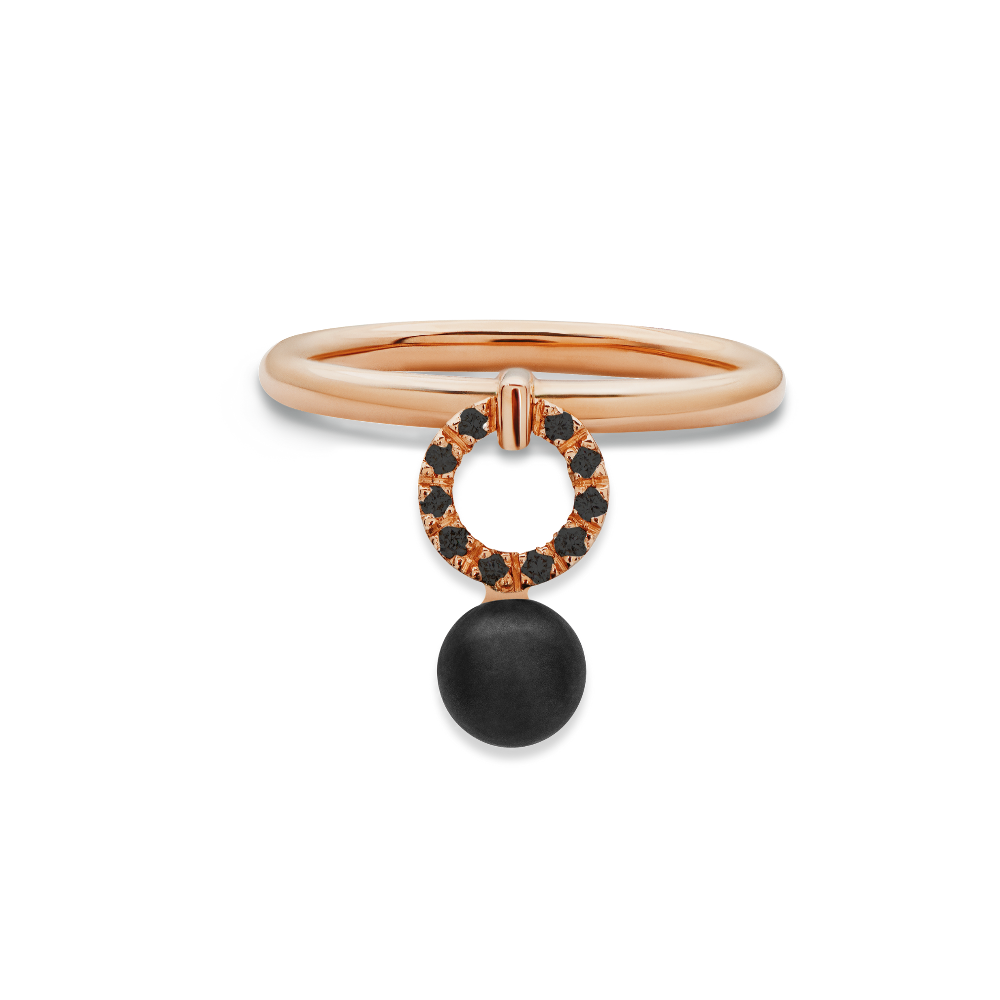 Bague Agate noire