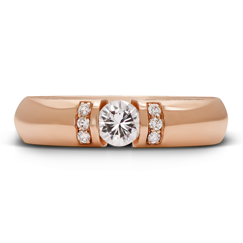 Miniature : Bague Haute tension or 18 carats, diamants