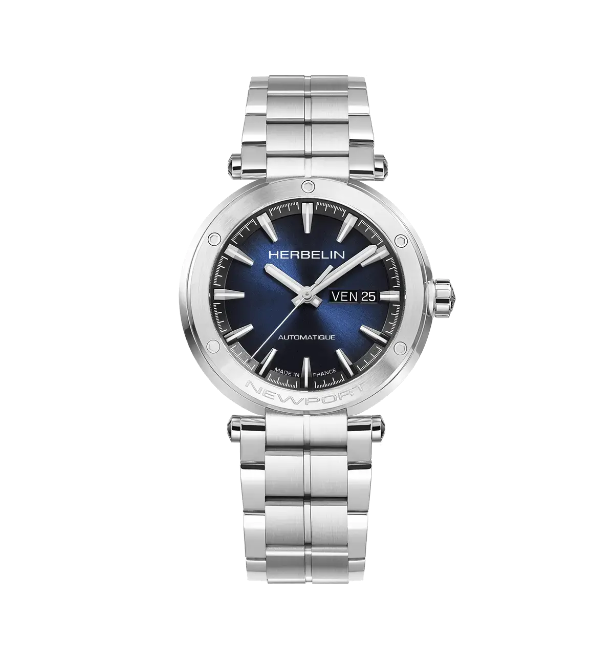 NEWPORT – AUTOMATIQUE – ACIER & BLEU