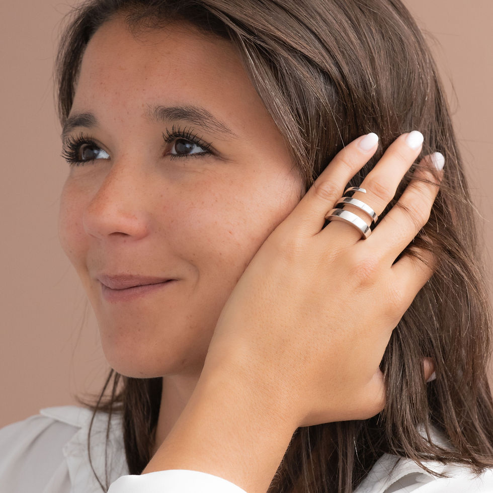 Miniature : Bague Spirale just for her or 18 carats