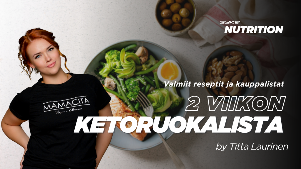 Valmiit ketoreseptit ja ketoosi reseptit ja kauppalistat ketoruokavalioon!