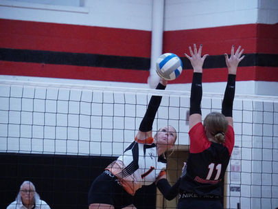 Alma Hosts Bertrand and Cambridge for Volleyball Triangular