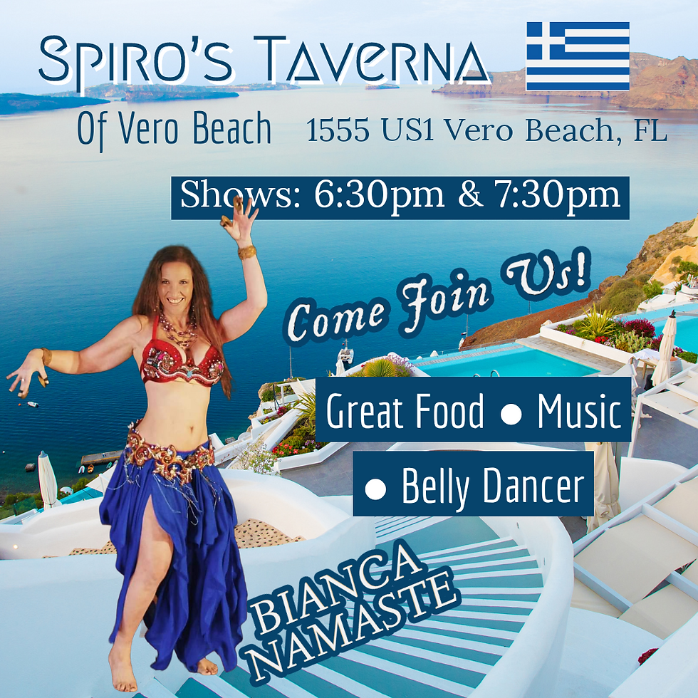 Bianca Namaste @ Spiro's Taverna of Vero Beach